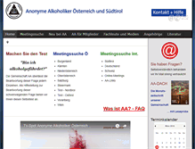 Tablet Screenshot of anonyme-alkoholiker.at
